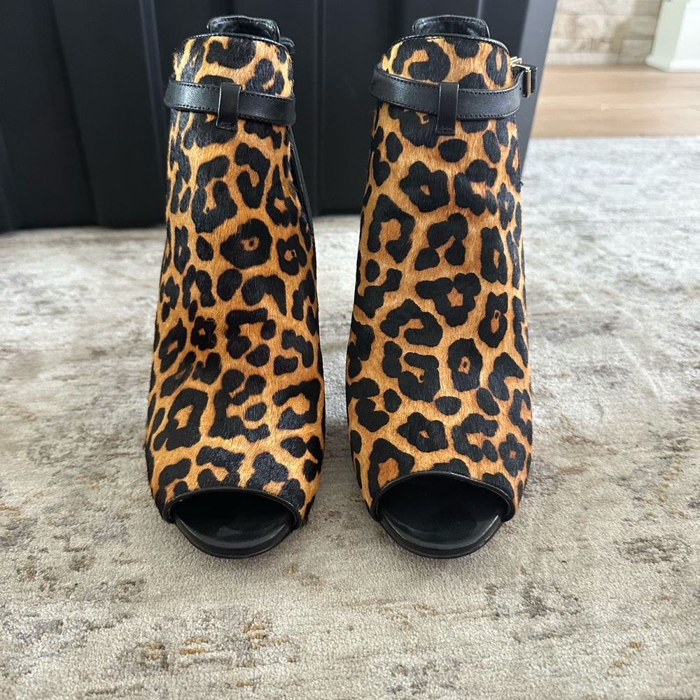 Michael Kors Leopard Print Ankle Booties